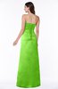 ColsBM Hilary Classic Green Modest Strapless Sleeveless Criss-cross Straps Floor Length Evening Dresses
