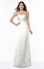 ColsBM Hilary Cloud White Modest Strapless Sleeveless Criss-cross Straps Floor Length Evening Dresses