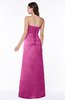 ColsBM Hilary Hot Pink Modest Strapless Sleeveless Criss-cross Straps Floor Length Evening Dresses