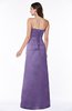 ColsBM Hilary Lilac Modest Strapless Sleeveless Criss-cross Straps Floor Length Evening Dresses