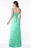 ColsBM Hilary Mint Green Modest Strapless Sleeveless Criss-cross Straps Floor Length Evening Dresses