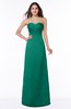 ColsBM Hilary Mint Modest Strapless Sleeveless Criss-cross Straps Floor Length Evening Dresses
