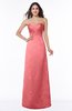 ColsBM Hilary Shell Pink Modest Strapless Sleeveless Criss-cross Straps Floor Length Evening Dresses