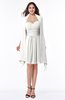 ColsBM Mila Cloud White Modest Fit-n-Flare Sweetheart Sleeveless Half Backless Chiffon Mother of the Bride Dresses