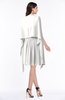 ColsBM Mila Cloud White Modest Fit-n-Flare Sweetheart Sleeveless Half Backless Chiffon Mother of the Bride Dresses