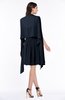 ColsBM Mila Navy Blue Modest Fit-n-Flare Sweetheart Sleeveless Half Backless Chiffon Mother of the Bride Dresses