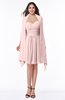 ColsBM Mila Pastel Pink Modest Fit-n-Flare Sweetheart Sleeveless Half Backless Chiffon Mother of the Bride Dresses