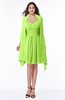 ColsBM Mila Sharp Green Modest Fit-n-Flare Sweetheart Sleeveless Half Backless Chiffon Mother of the Bride Dresses