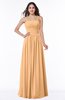 ColsBM Estrella Apricot Classic Trumpet Zip up Floor Length Pick up Bridesmaid Dresses