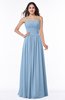 ColsBM Estrella Dusty Blue Classic Trumpet Zip up Floor Length Pick up Bridesmaid Dresses