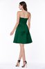 ColsBM Prudence Alpine Green Classic A-line Half Backless Knee Length Ruching Little Black Dresses