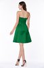 ColsBM Prudence Green Classic A-line Half Backless Knee Length Ruching Little Black Dresses