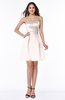 ColsBM Prudence Rosewater Pink Classic A-line Half Backless Knee Length Ruching Little Black Dresses