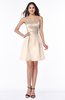 ColsBM Prudence Silver Peony Classic A-line Half Backless Knee Length Ruching Little Black Dresses