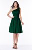 ColsBM Dana Alpine Green Modest A-line One Shoulder Sleeveless Knee Length Bridesmaid Dresses