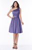 ColsBM Dana Aster Purple Modest A-line One Shoulder Sleeveless Knee Length Bridesmaid Dresses
