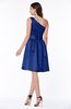 ColsBM Dana Electric Blue Modest A-line One Shoulder Sleeveless Knee Length Bridesmaid Dresses