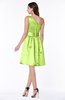 ColsBM Dana Sharp Green Modest A-line One Shoulder Sleeveless Knee Length Bridesmaid Dresses