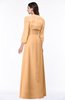 ColsBM Camila Apricot Modest Strapless Zip up Floor Length Lace Mother of the Bride Dresses