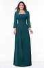 ColsBM Camila Blue Green Modest Strapless Zip up Floor Length Lace Mother of the Bride Dresses