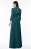 ColsBM Camila Blue Green Modest Strapless Zip up Floor Length Lace Mother of the Bride Dresses