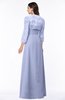 ColsBM Camila Blue Heron Modest Strapless Zip up Floor Length Lace Mother of the Bride Dresses