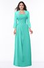 ColsBM Camila Blue Turquoise Modest Strapless Zip up Floor Length Lace Mother of the Bride Dresses