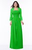 ColsBM Camila Classic Green Modest Strapless Zip up Floor Length Lace Mother of the Bride Dresses