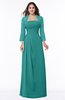 ColsBM Camila Emerald Green Modest Strapless Zip up Floor Length Lace Mother of the Bride Dresses