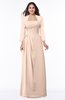 ColsBM Camila Fresh Salmon Modest Strapless Zip up Floor Length Lace Mother of the Bride Dresses