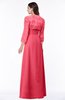 ColsBM Camila Guava Modest Strapless Zip up Floor Length Lace Mother of the Bride Dresses