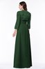 ColsBM Camila Hunter Green Modest Strapless Zip up Floor Length Lace Mother of the Bride Dresses