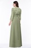 ColsBM Camila Moss Green Modest Strapless Zip up Floor Length Lace Mother of the Bride Dresses