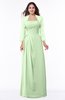 ColsBM Camila Pale Green Modest Strapless Zip up Floor Length Lace Mother of the Bride Dresses