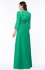 ColsBM Camila Pepper Green Modest Strapless Zip up Floor Length Lace Mother of the Bride Dresses