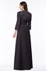ColsBM Camila Perfect Plum Modest Strapless Zip up Floor Length Lace Mother of the Bride Dresses