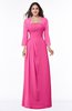 ColsBM Camila Rose Pink Modest Strapless Zip up Floor Length Lace Mother of the Bride Dresses