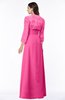 ColsBM Camila Rose Pink Modest Strapless Zip up Floor Length Lace Mother of the Bride Dresses