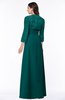 ColsBM Camila Shaded Spruce Modest Strapless Zip up Floor Length Lace Mother of the Bride Dresses