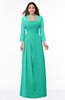 ColsBM Camila Viridian Green Modest Strapless Zip up Floor Length Lace Mother of the Bride Dresses