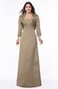 ColsBM Erica Almondine Brown Traditional Criss-cross Straps Satin Floor Length Pick up Mother of the Bride Dresses