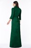 ColsBM Erica Alpine Green Traditional Criss-cross Straps Satin Floor Length Pick up Mother of the Bride Dresses