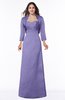 ColsBM Erica Aster Purple Traditional Criss-cross Straps Satin Floor Length Pick up Mother of the Bride Dresses