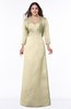 ColsBM Erica Champagne Traditional Criss-cross Straps Satin Floor Length Pick up Mother of the Bride Dresses