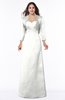 ColsBM Erica Cloud White Traditional Criss-cross Straps Satin Floor Length Pick up Mother of the Bride Dresses