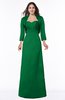 ColsBM Erica Green Traditional Criss-cross Straps Satin Floor Length Pick up Mother of the Bride Dresses