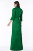 ColsBM Erica Green Traditional Criss-cross Straps Satin Floor Length Pick up Mother of the Bride Dresses