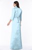 ColsBM Erica Ice Blue Traditional Criss-cross Straps Satin Floor Length Pick up Mother of the Bride Dresses