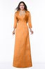 ColsBM Erica Mango Traditional Criss-cross Straps Satin Floor Length Pick up Mother of the Bride Dresses