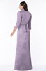 ColsBM Erica Mauve Traditional Criss-cross Straps Satin Floor Length Pick up Mother of the Bride Dresses